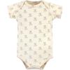 imageHudson Baby Unisex Baby Cotton Bodysuits Teddy Bears 5Pack 912 Months