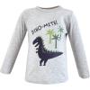 imageHudson Baby Unisex Baby Long Sleeve TShirtsConstruction Dino