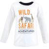 imageHudson Baby Unisex Baby Long Sleeve TShirtsCool Safari