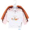 imageHudson Baby Unisex Baby Long Sleeve TShirtsFall Pumpkin Spice