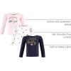 imageHudson Baby Unisex Baby Long Sleeve TShirtsGirl Daddy Pink Navy