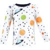 imageHudson Baby Unisex Baby Long Sleeve TShirtsSolar System Shark