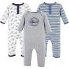 imageHudson Baby Cotton Union Suit 2 Pack PantsAviation