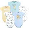 imageHudson Baby Infant Boy Cotton Bodysuits Boy Safari World Preemie