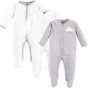 imageHudson Baby Cotton Union Suit 2 Pack PantsGray Clouds