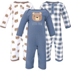 imageHudson Baby Cotton Union Suit 2 Pack PantsLittle Bear