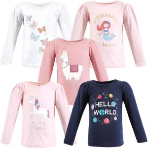 imageHudson Baby Unisex Baby Long Sleeve TShirtsMagical World