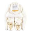 imageHudson Baby BabyGirls Trapper Hat Mitten and Bootie SetGiraffe