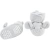imageHudson Baby BabyGirls Trapper Hat Mitten and Bootie SetGray Elephant