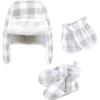Gray White Plaid