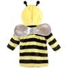 imageHudson Baby Unisex Baby Plush Bathrobe and Toy Set Bee One Size