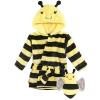 imageHudson Baby Unisex Baby Plush Bathrobe and Toy Set Bee One Size