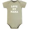 imageHudson Baby Infant Boy Cotton Bodysuits Sage Mamas Boy 1824 Months