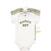 imageHudson Baby Infant Boy Cotton Bodysuits Sage Mamas Boy 1824 Months