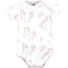 imageHudson Baby Infant Girl Cotton Bodysuits Unicorn Dreams Pink 1824 Months
