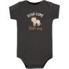 imageHudson Baby Unisex Baby Cotton Bodysuits Brave Lion 36 Months