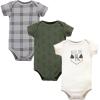 imageHudson Baby Unisex Baby Cotton Bodysuits Wild One Wolf 69 Months