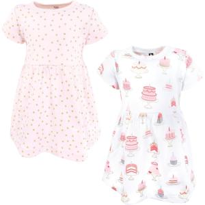 imageHudson Baby Girls Cotton DressesBirthday Cake