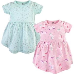 imageHudson Baby Girls Cotton DressesMagical Unicorn