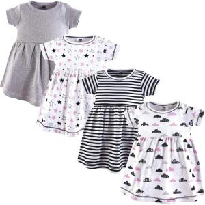 imageHudson Baby Girls Cotton DressesMoon and Back