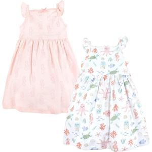 imageHudson Baby Girls Cotton DressesPastel Sea