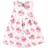 imageHudson Baby Infant and Toddler Girls Cotton Dress and Cardigan SetBlush Rose