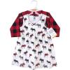 imageHudson Baby Infant and Toddler Girls Cotton Dress and Cardigan SetBuffalo Plaid Moose