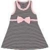 imageHudson Baby Infant and Toddler Girls Cotton Dress and Cardigan SetLight Pink Black