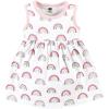 imageHudson Baby Infant and Toddler Girls Cotton Dress and Cardigan SetModern Rainbow