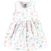 imageHudson Baby Infant and Toddler Girls Cotton Dress and Cardigan SetPastel Sea
