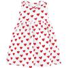 imageHudson Baby Infant and Toddler Girls Cotton Dress and Cardigan SetRed Hearts