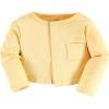 imageHudson Baby Infant and Toddler Girls Cotton Dress and Cardigan SetSunflower