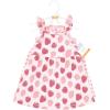 imageHudson Baby Infant and Toddler Girls Cotton Dresses Strawberry Love 3T