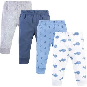 imageHudson Baby Unisex Cotton Pants and LeggingsBlue Whales