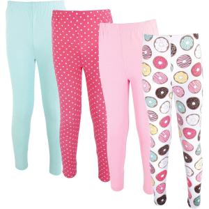 imageHudson Baby Unisex Cotton Pants and LeggingsDonuts