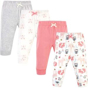 imageHudson Baby Unisex Cotton Pants and LeggingsGirl Forest