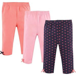 imageHudson Baby Unisex Cotton Pants and LeggingsHearts