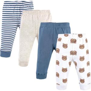 imageHudson Baby Unisex Cotton Pants and LeggingsLittle Bear