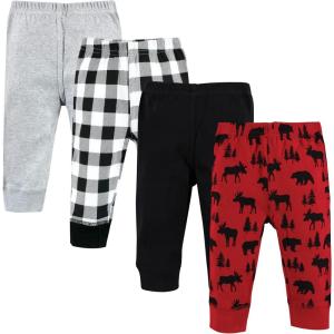 imageHudson Baby Unisex Cotton Pants and LeggingsRed Moose Bear