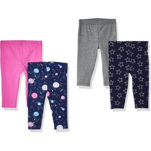 imageHudson Baby Unisex Cotton Pants and LeggingsSpace