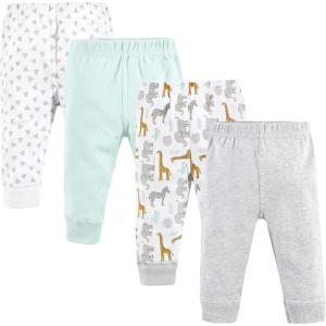 imageHudson Baby Unisex Cotton Pants and LeggingsYellow Safari