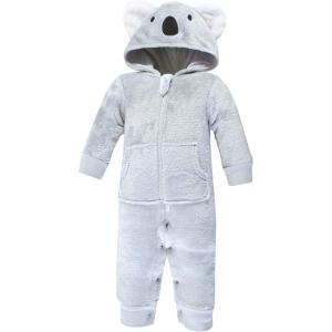 imageHudson Baby babygirls Plush Jumpsuits Animal FaceKoala