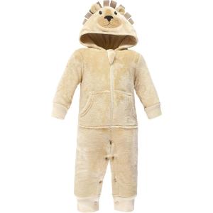 imageHudson Baby babygirls Plush Jumpsuits Animal FaceLion