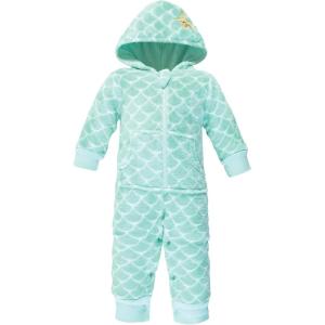 imageHudson Baby babygirls Plush Jumpsuits Animal FaceMermaid