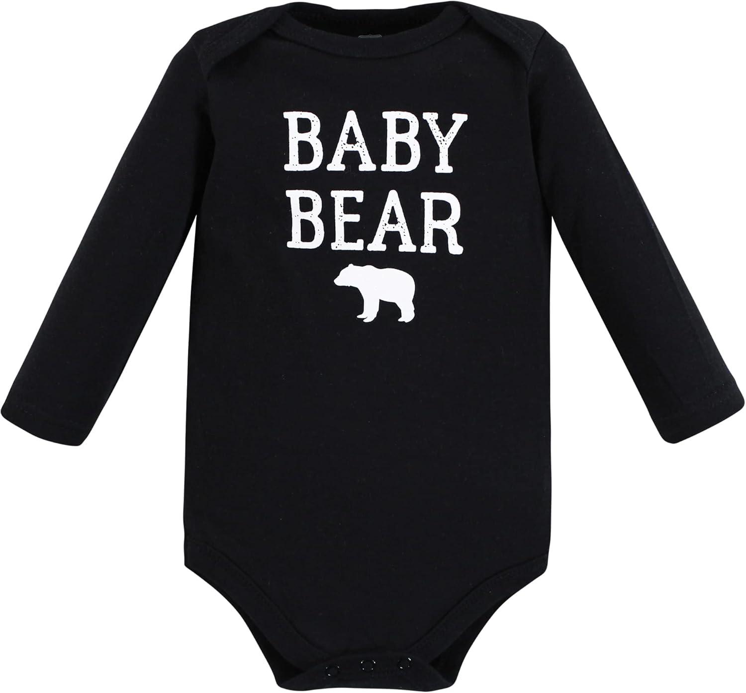 imageHudson Baby Unisex Baby Cotton Bodysuit Pant and Shoe SetBuffalo Plaid Baby Bear