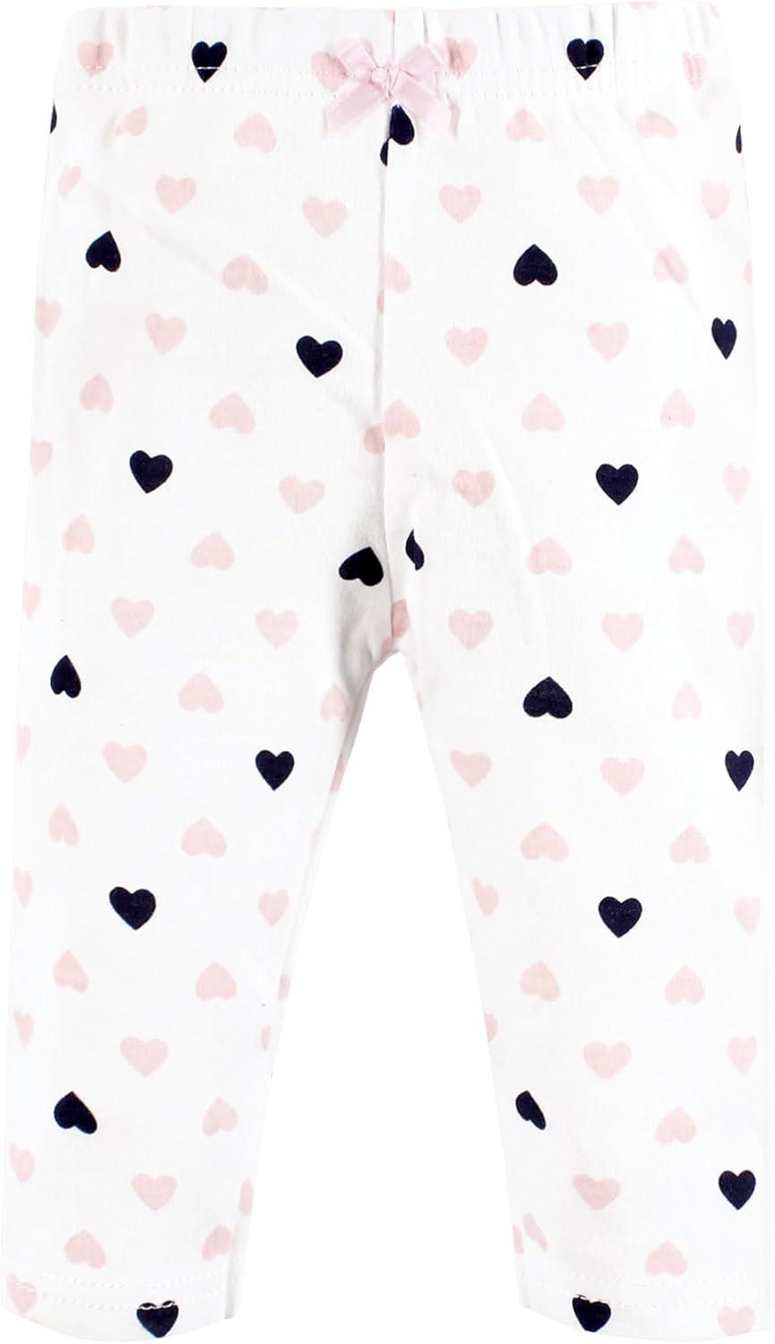 imageHudson Baby Unisex Baby Cotton Bodysuit Pant and Shoe SetGirl Mommy Pink Navy