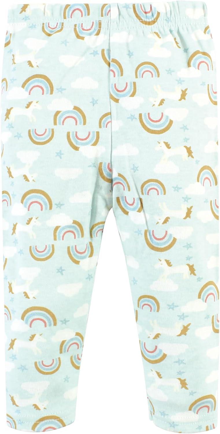 imageHudson Baby Unisex Baby Cotton Bodysuit Pant and Shoe SetMagical Rainbow Long Sleeve