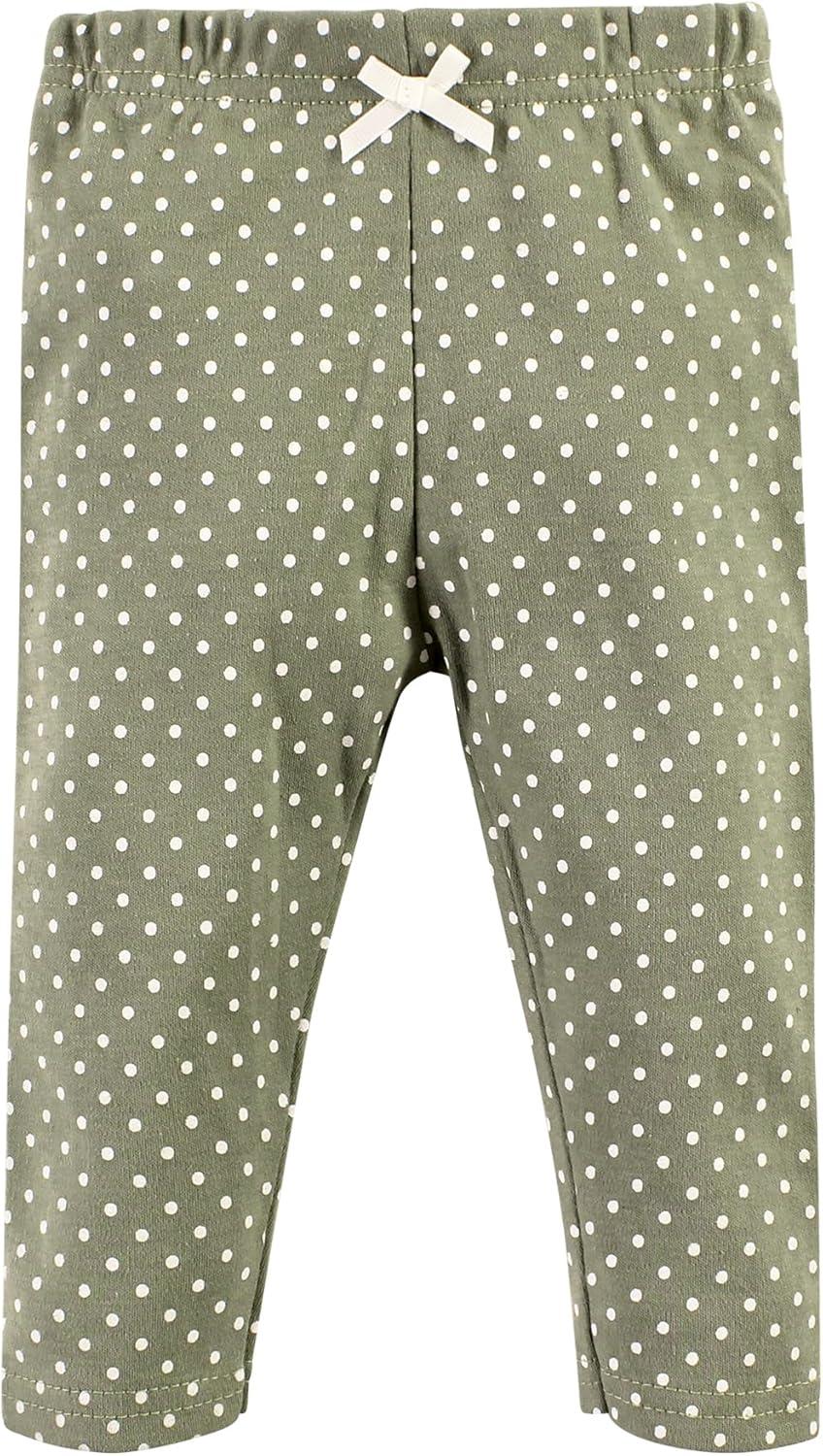 imageHudson Baby Unisex Baby Cotton Bodysuit Pant and Shoe SetSage