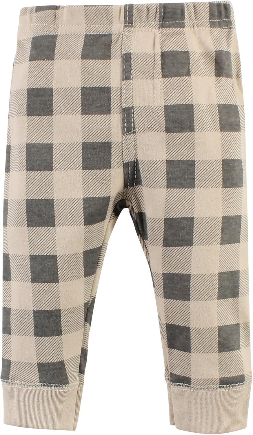 imageHudson Baby Unisex Baby Cotton Bodysuit Pant and Shoe SetSnuggle Bear Long Sleeve