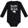 imageHudson Baby Unisex Baby Cotton Bodysuit Pant and Shoe SetBuffalo Plaid Baby Bear